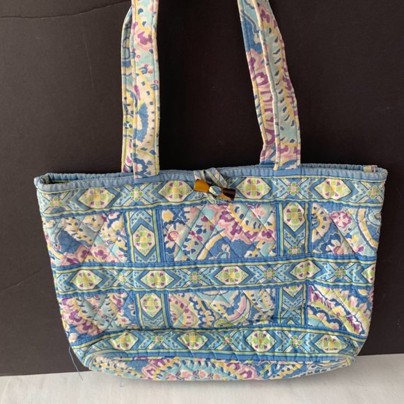 VINTAGE Vera Bradley CAPRI BLUE Bag - Picture 7 of 12